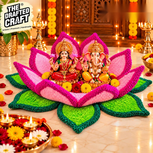 3D Lotus Decor & Aasan