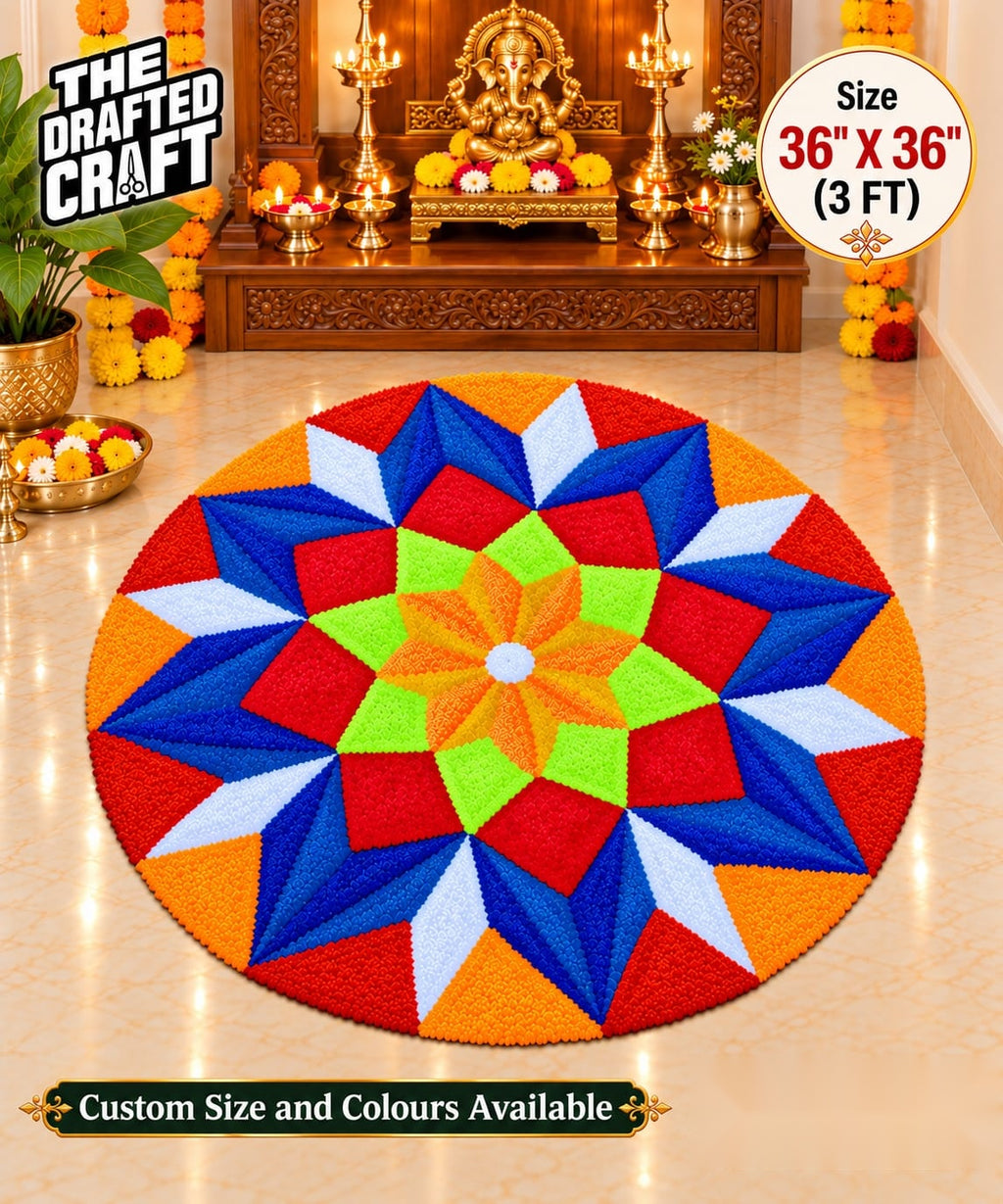 Round Chowki Cover