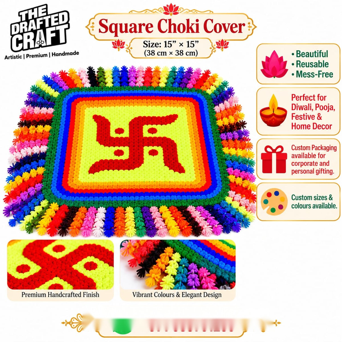 Square Chowki Cover