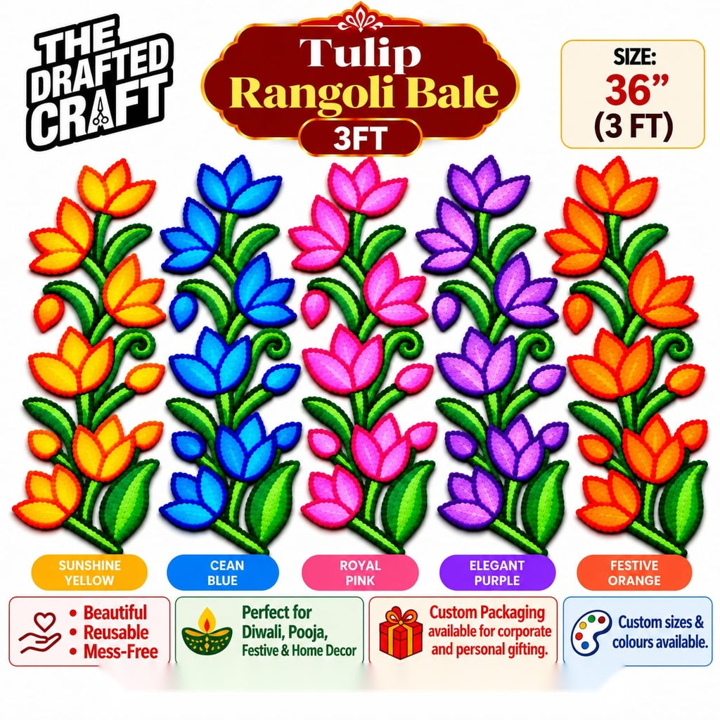 Tulip Rangoli Bale 3FT