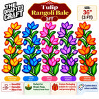 Tulip Rangoli Bale 3FT