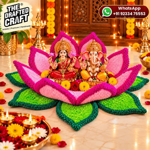3D Lotus Decor & Aasan